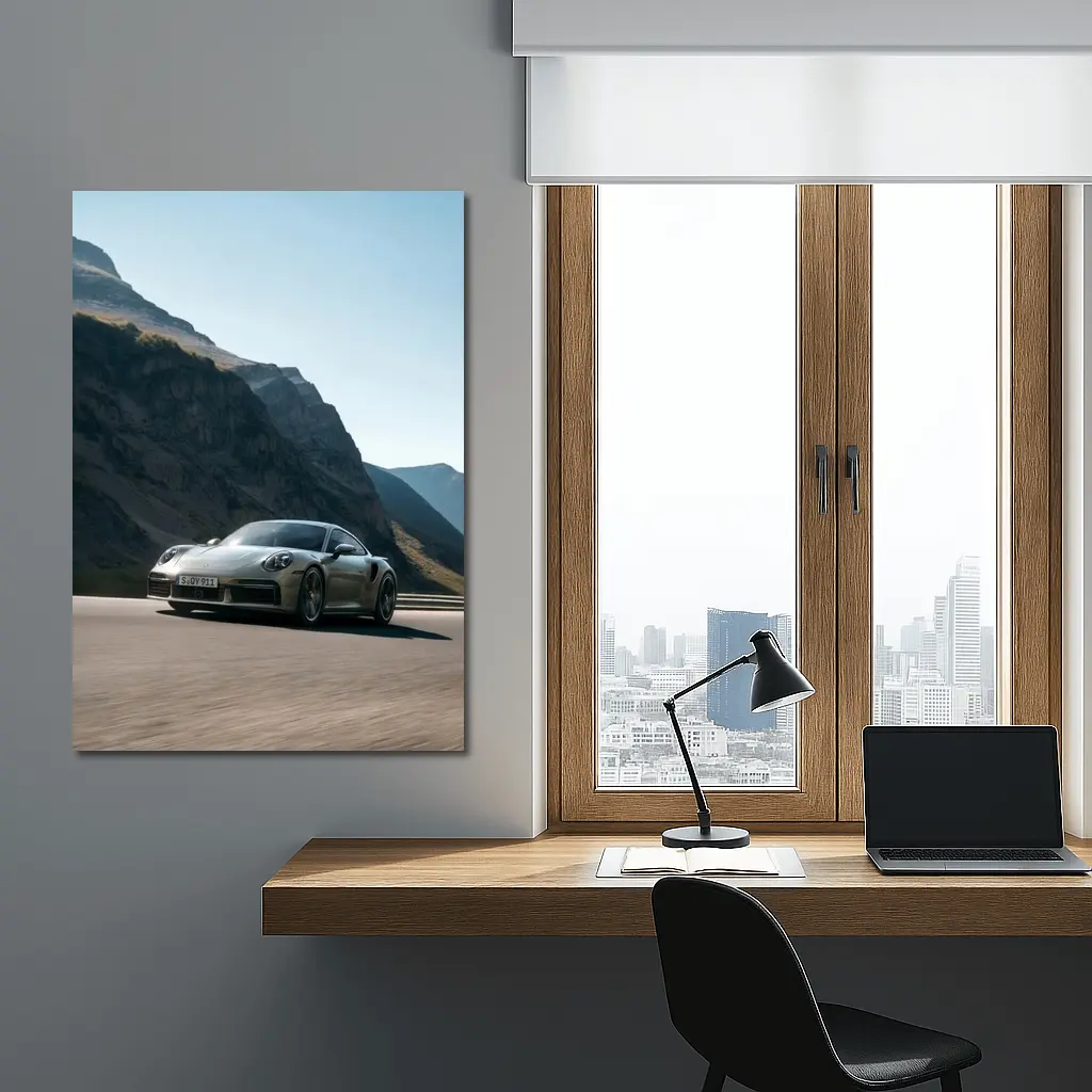 Porsche 911 Turbo S Mountain Road Drive – Wall Art