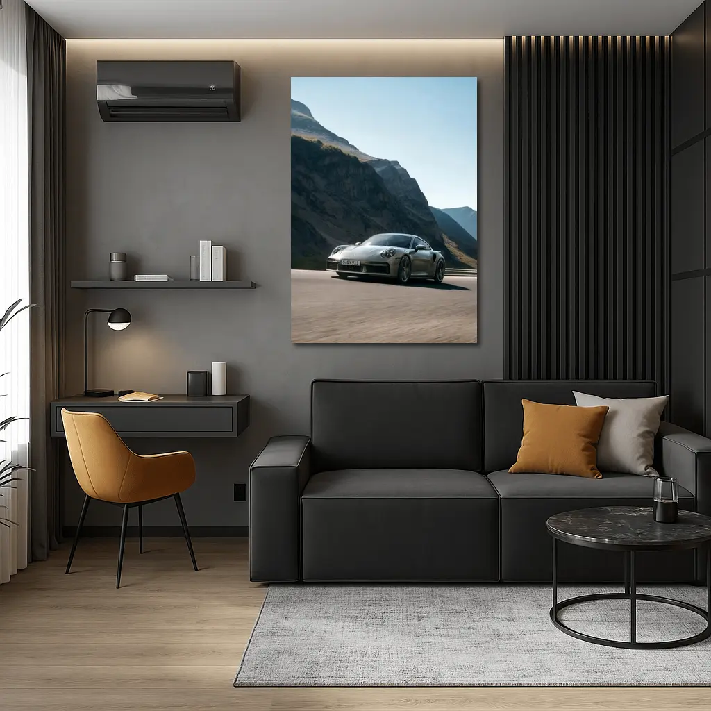 Porsche 911 Turbo S Mountain Road Drive – Wall Art
