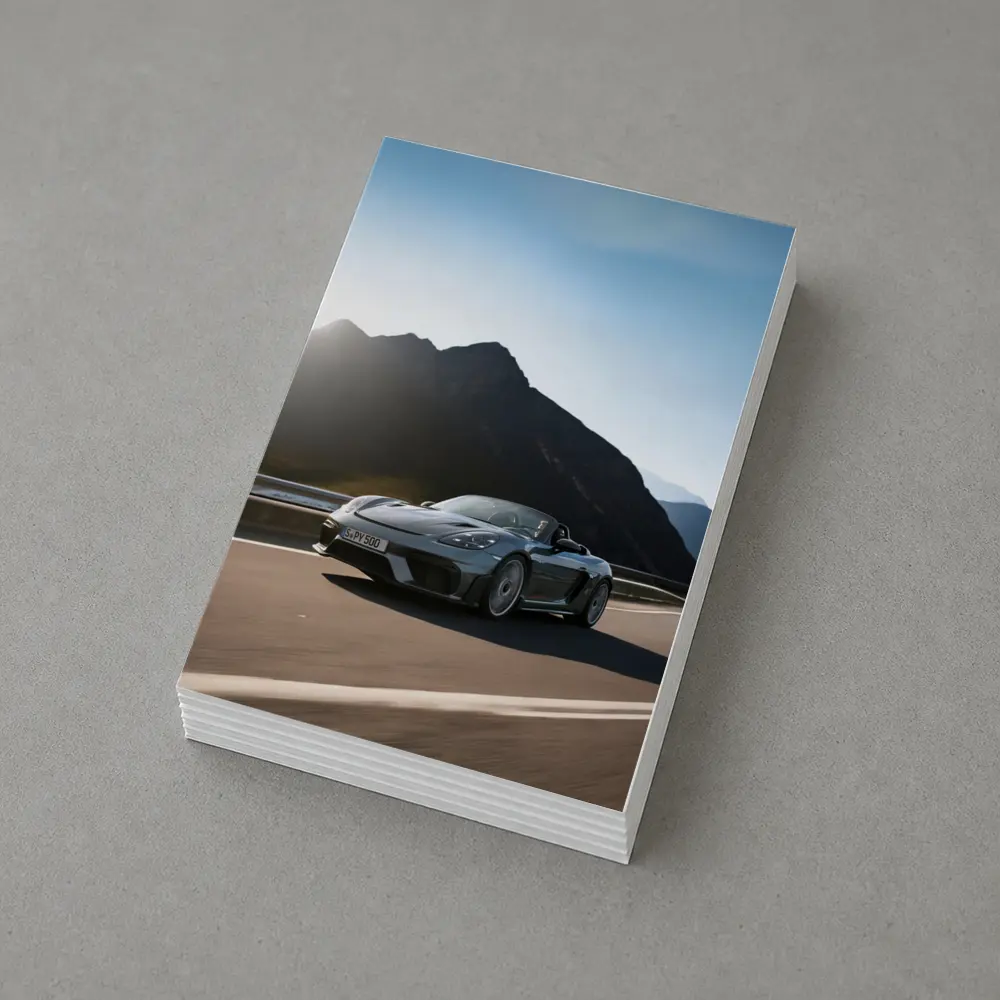 Porsche Boxster Spyder Mountain Road Drive – Postcards
