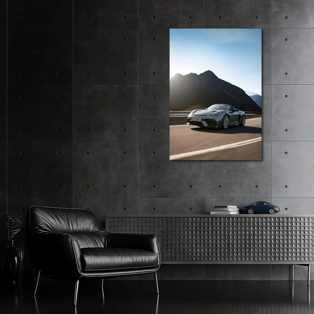 Porsche Boxster Spyder Mountain Road Drive – Wall Art