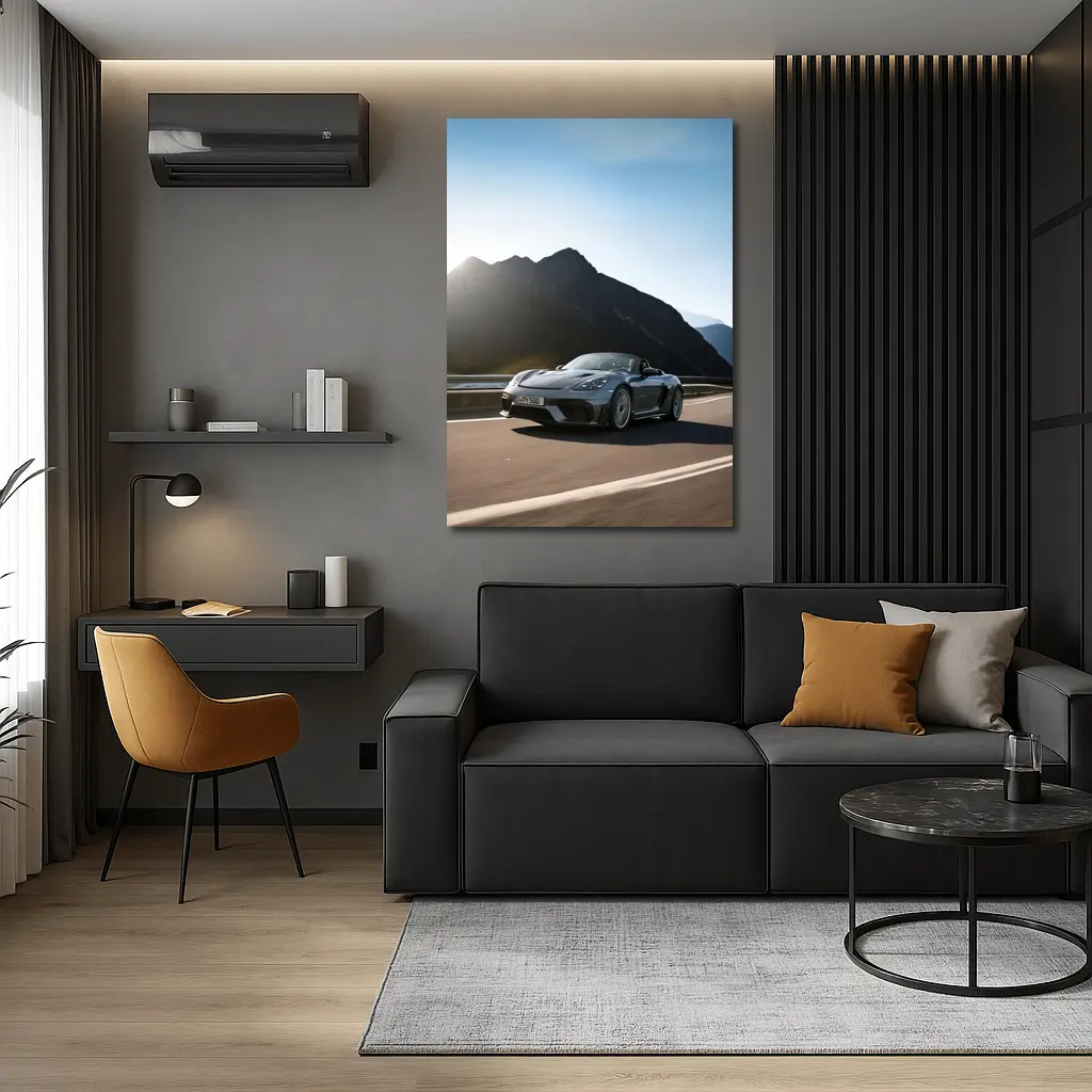 Porsche Boxster Spyder Mountain Road Drive – Wall Art