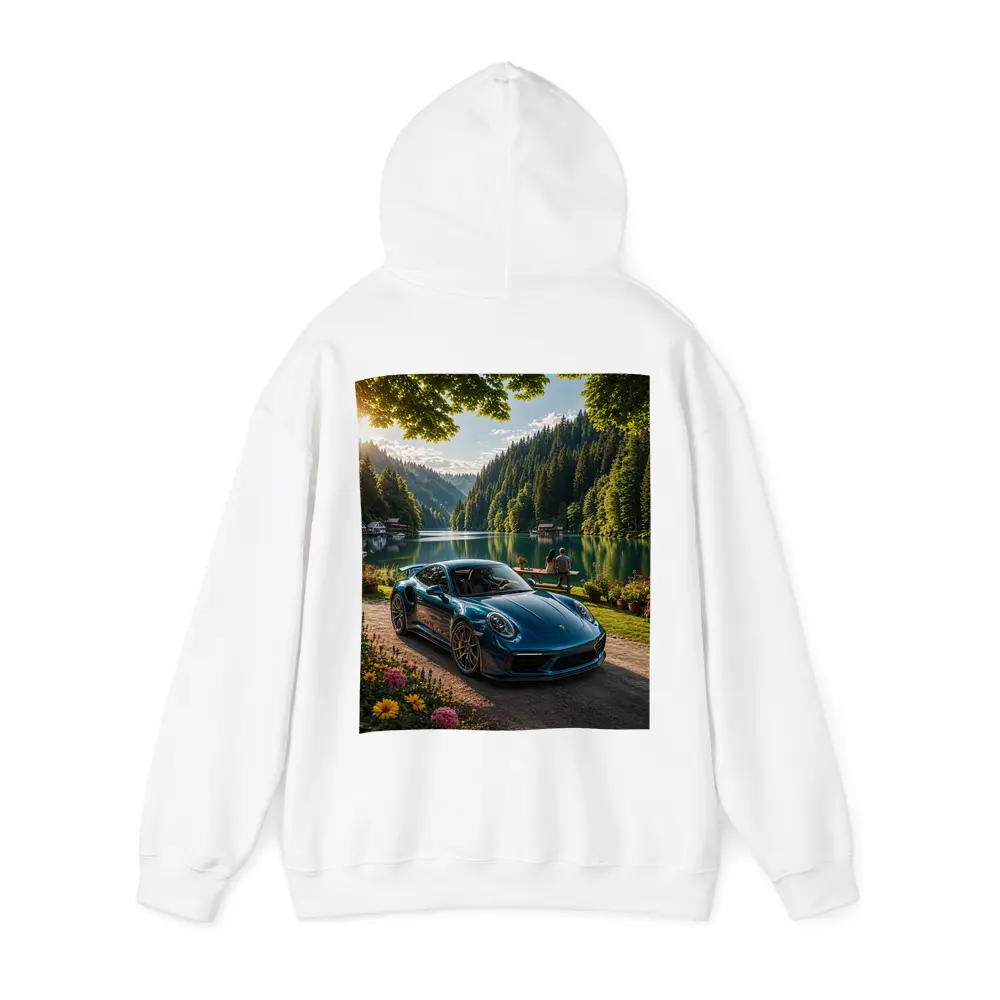 Porsche 911 Turbo S Blue Lake Forest – Hoodies