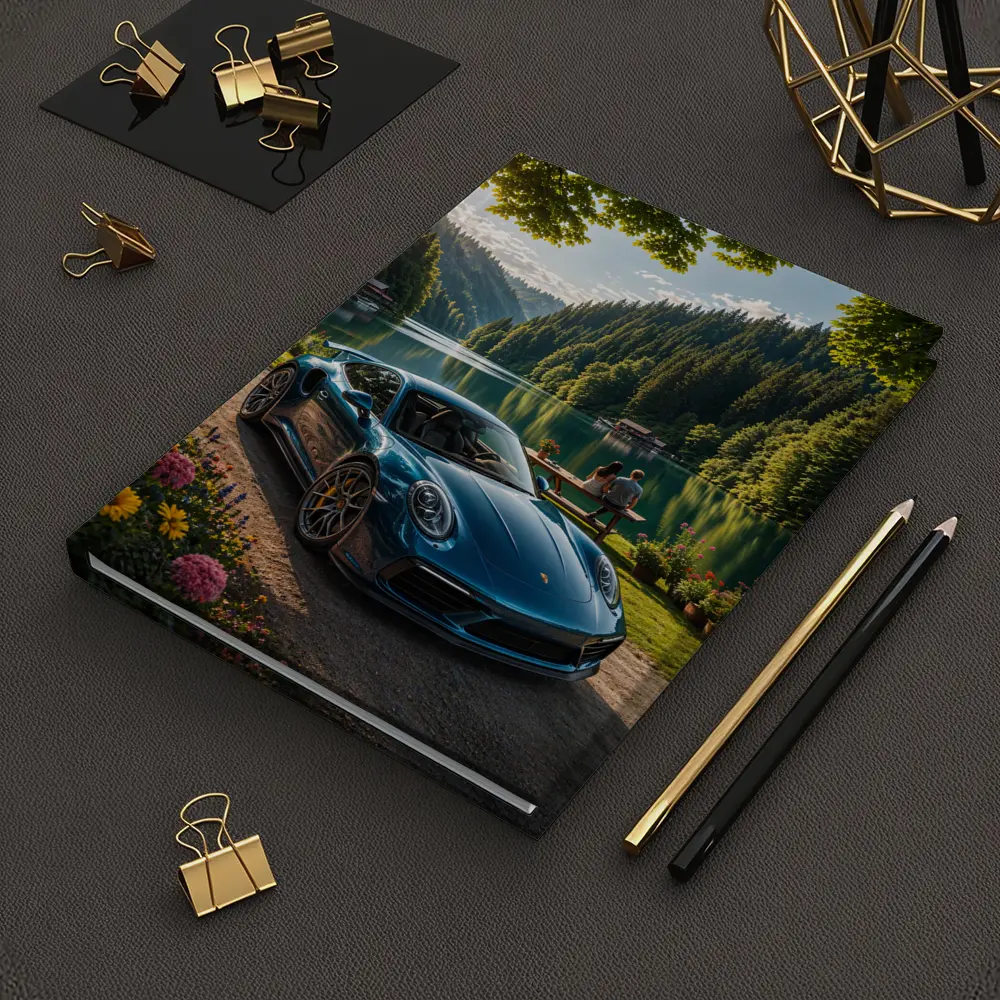 Porsche 911 Turbo S Blue Lake Forest – Notebooks