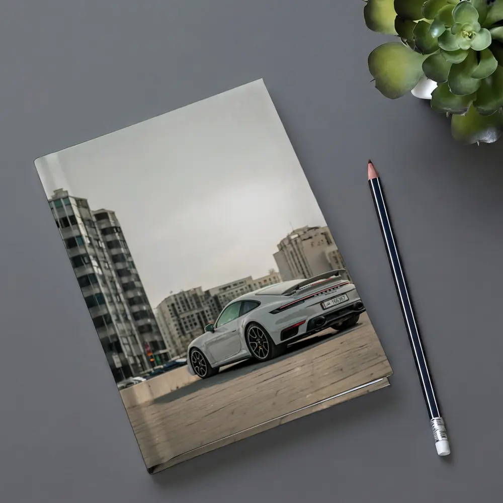 Porsche 911 Turbo S Grey City Street – Notebooks