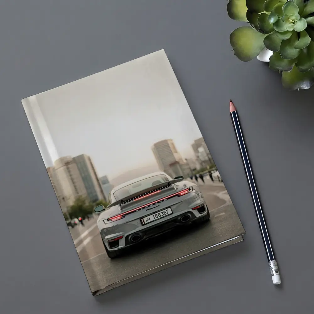 Porsche 911 Turbo S Grey City Street – Notebooks