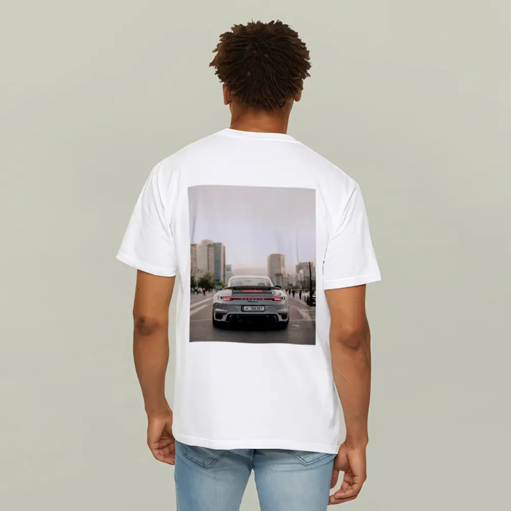 Porsche 911 Turbo S Grey City Street – T-Shirts
