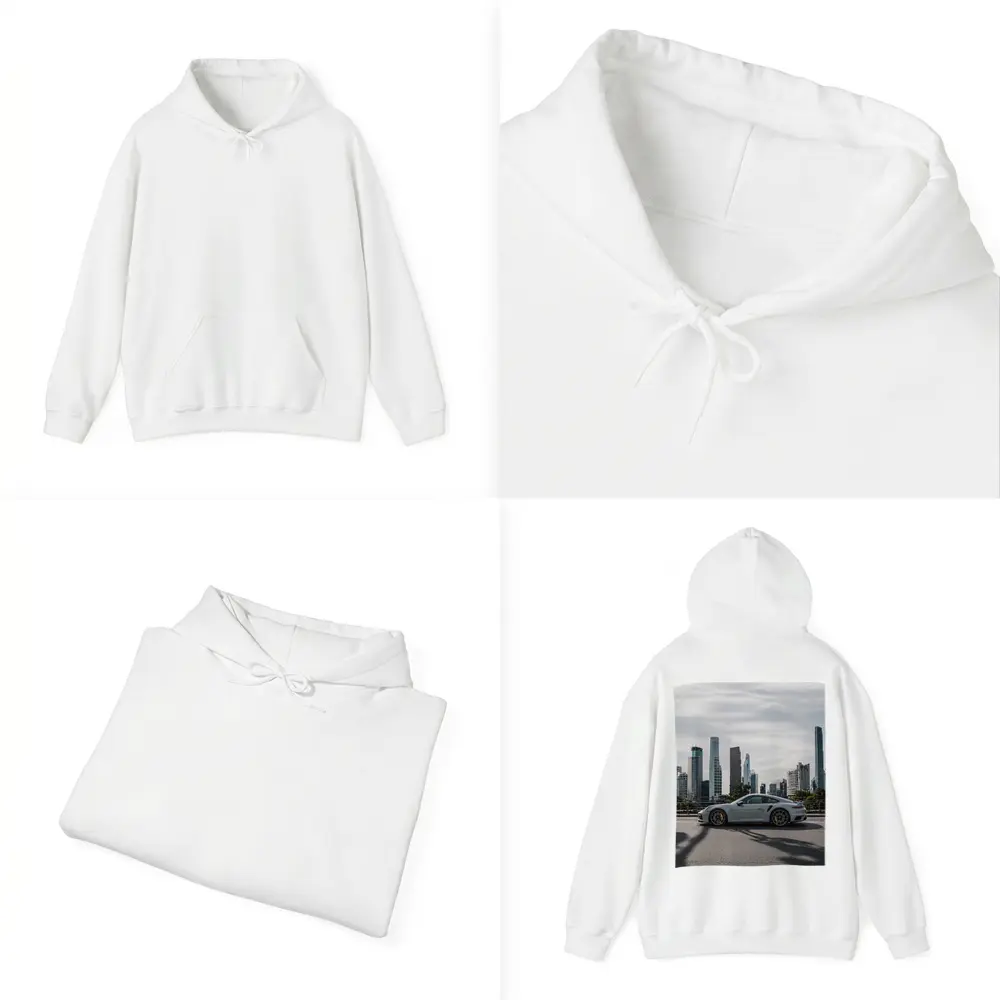 Porsche 911 Turbo S City Skyline – Hoodies