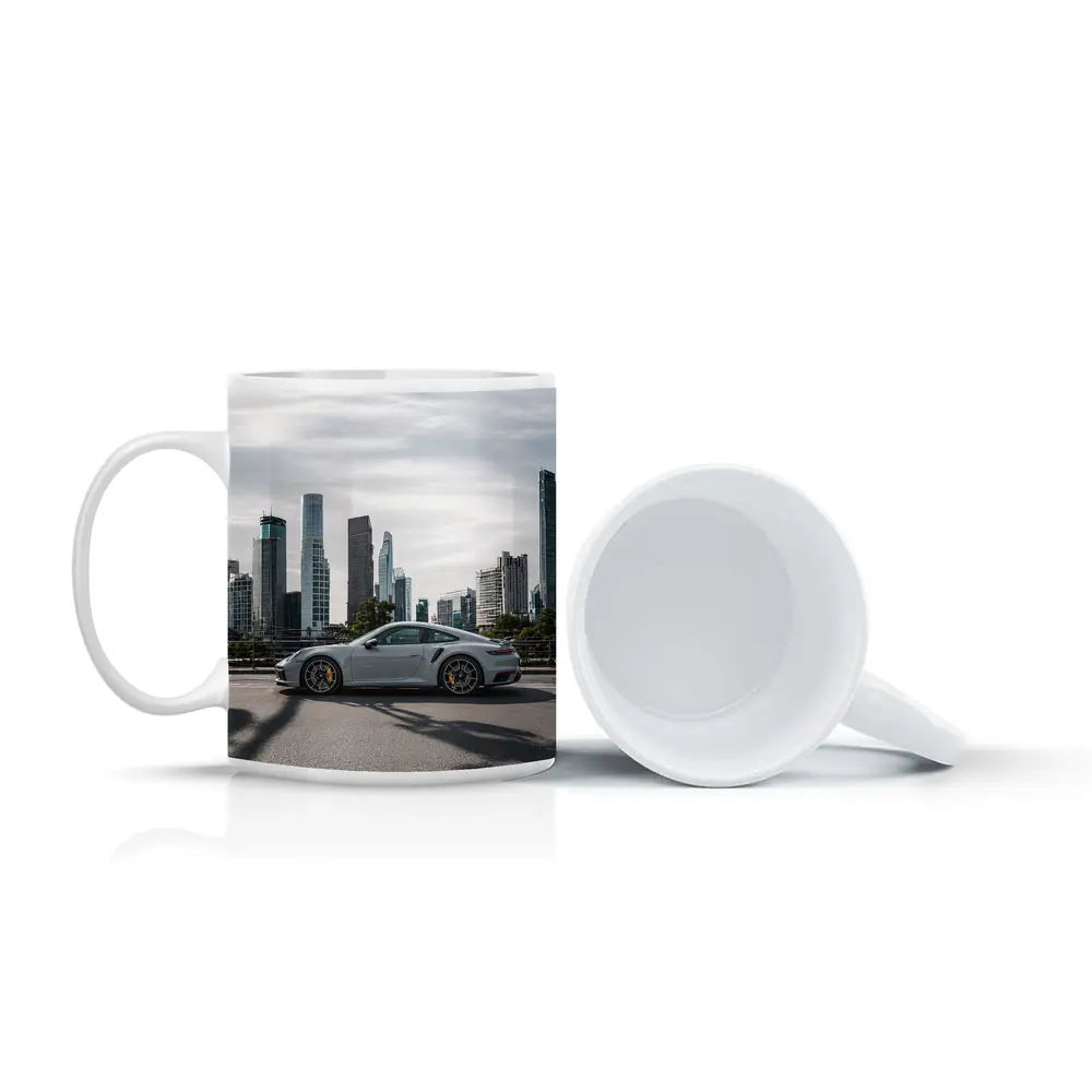 Porsche 911 Turbo S City Skyline – Mugs