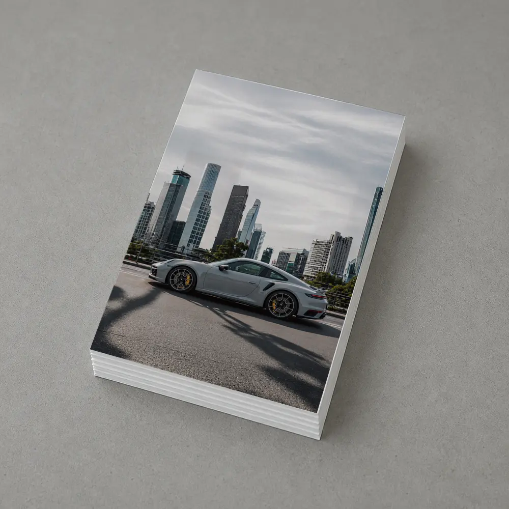 Porsche 911 Turbo S City Skyline – Postcards