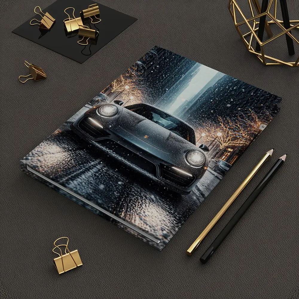 Porsche 911 Turbo S Snowy City Street – Notebooks