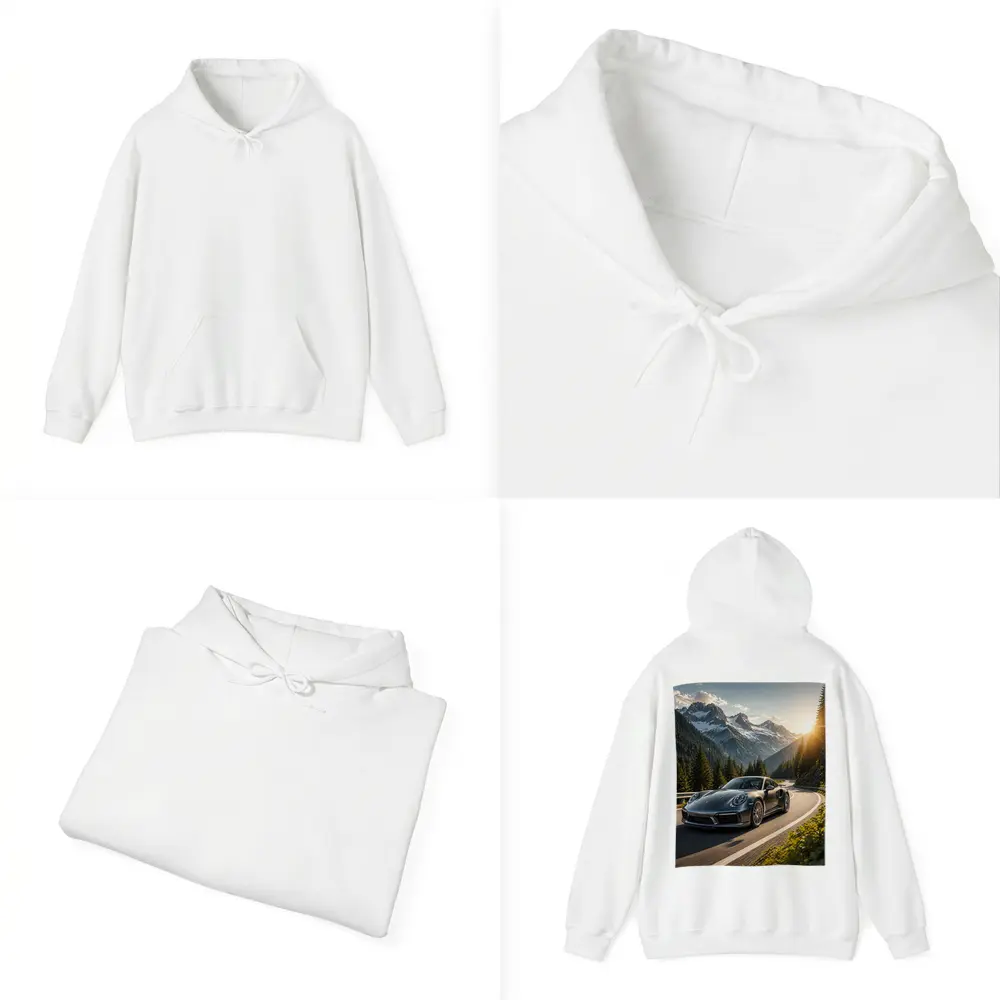 Porsche 911 Turbo S Mountain Road Drive – Hoodies
