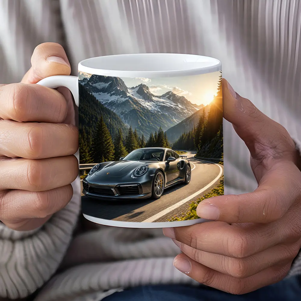Porsche 911 Turbo S Mountain Road Drive – Mugs