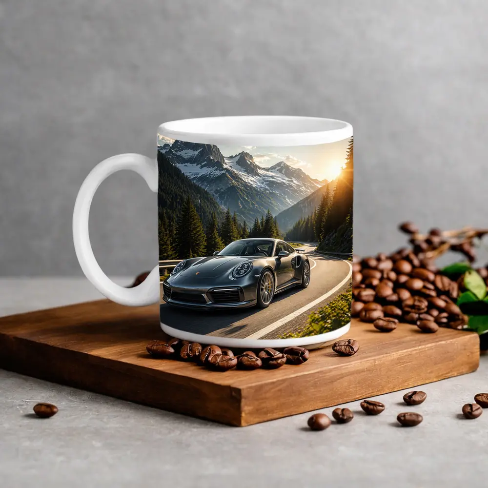 Porsche 911 Turbo S Mountain Road Drive – Mugs