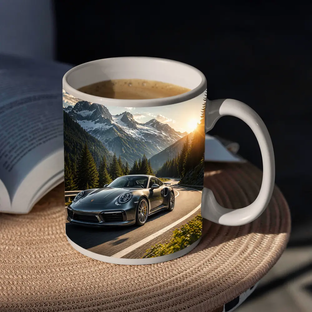Porsche 911 Turbo S Mountain Road Drive – Mugs