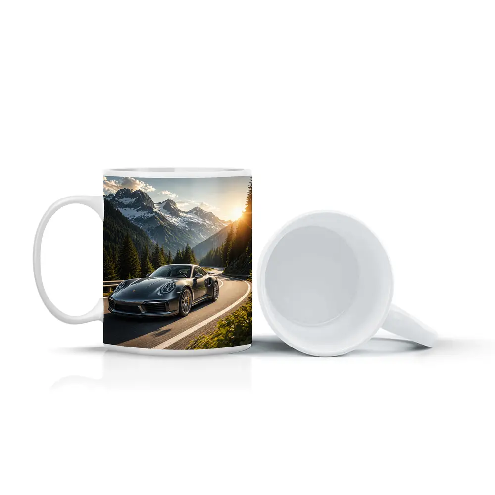 Porsche 911 Turbo S Mountain Road Drive – Mugs