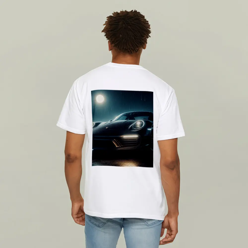 Porsche 911 Turbo Black Rainy Night – T-Shirts