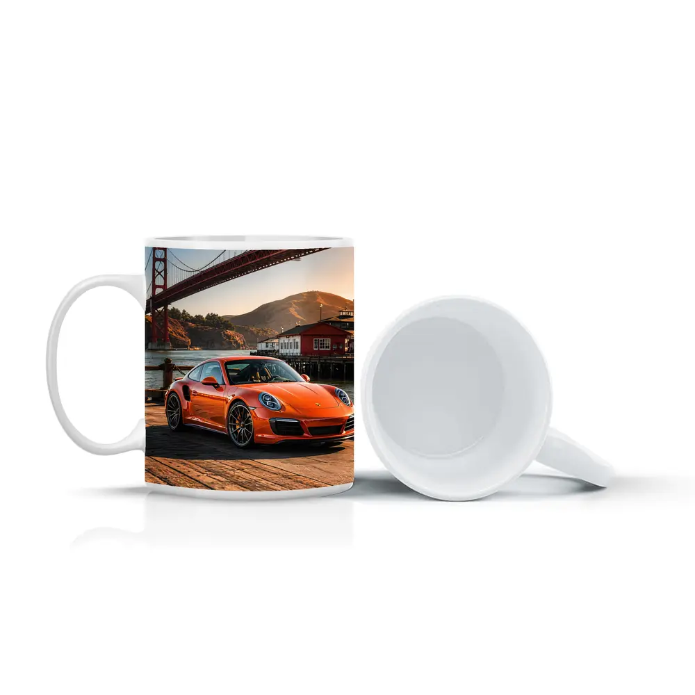 Porsche 911 Turbo Golden Gate Bridge – Mugs