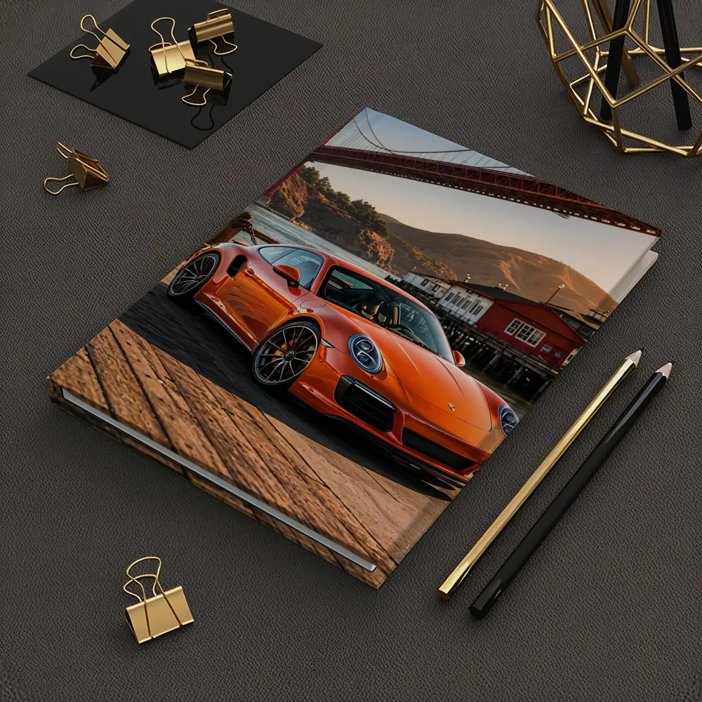 Porsche 911 Turbo Golden Gate Bridge – Notebooks