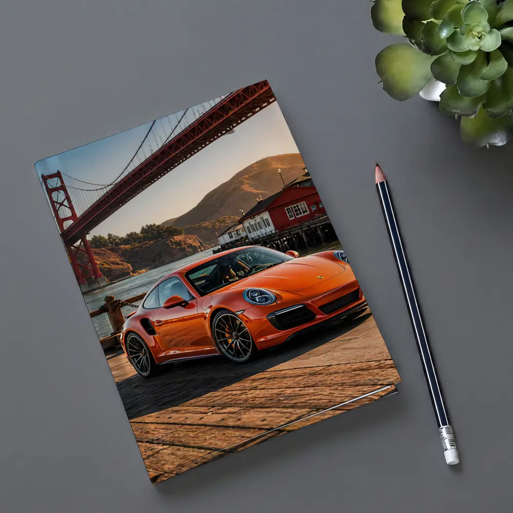Porsche 911 Turbo Golden Gate Bridge – Notebooks