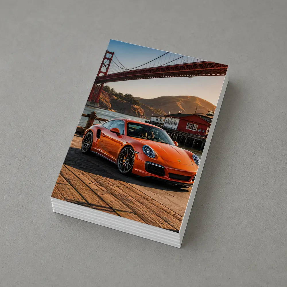 Porsche 911 Turbo Golden Gate Bridge – Postcards