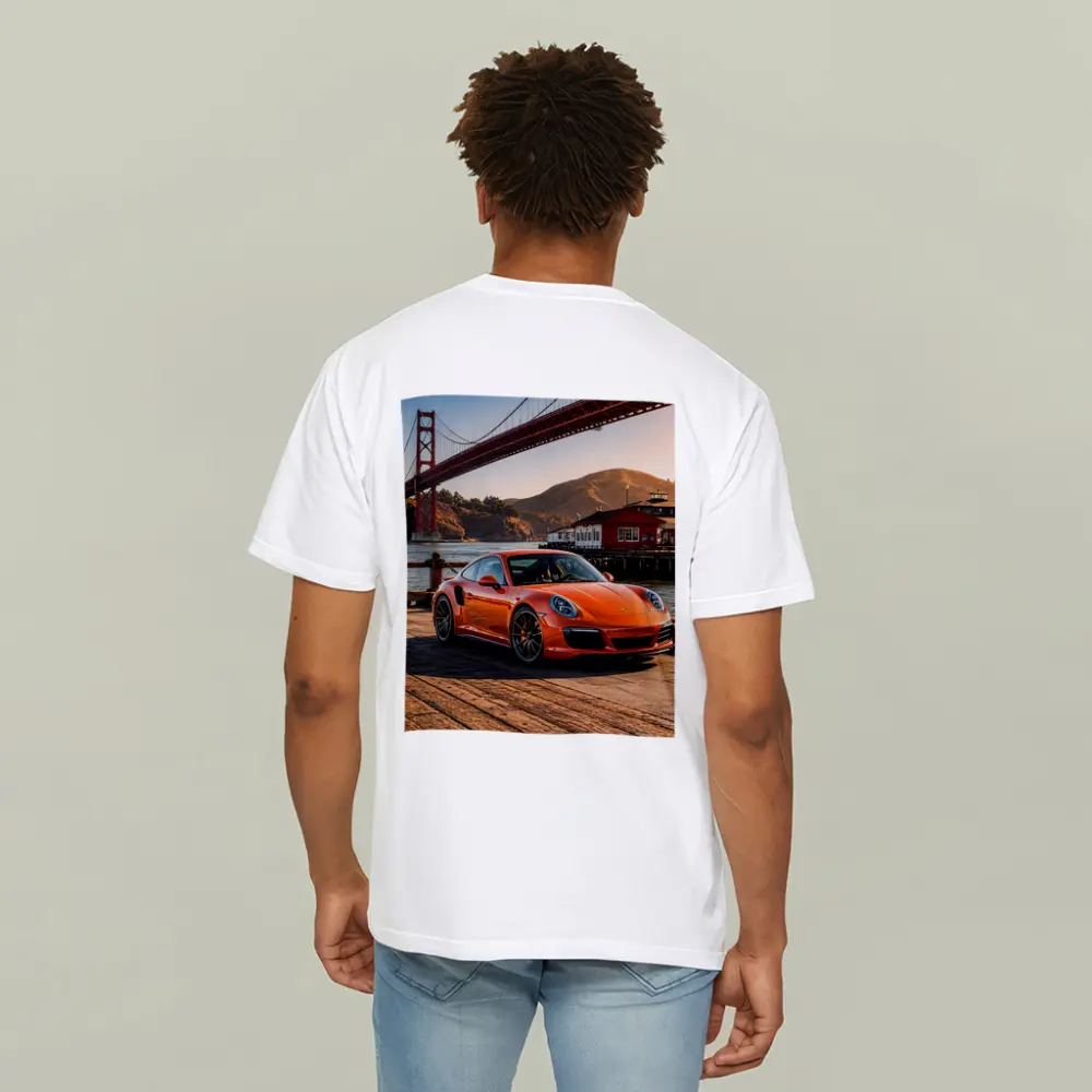 Porsche 911 Turbo Golden Gate Bridge – T-Shirts