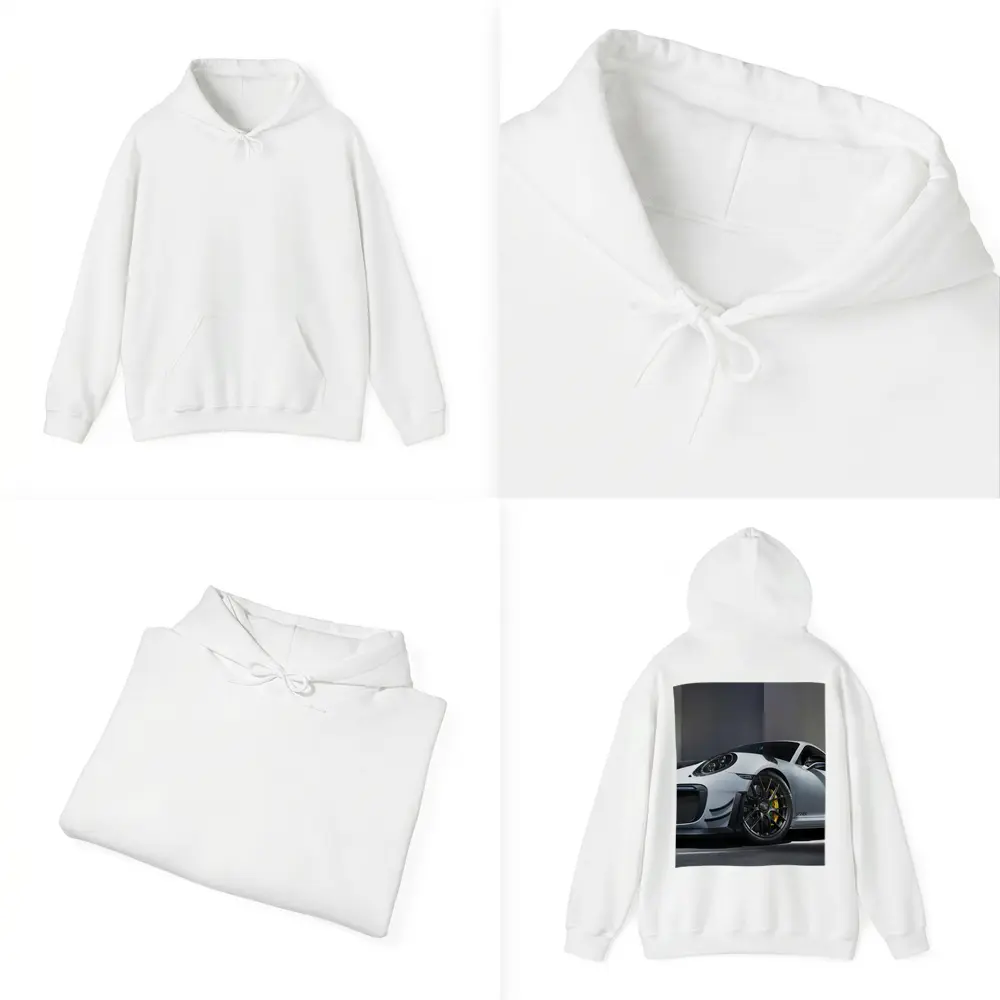 Porsche 911 GT2 RS Silver Garage – Hoodies