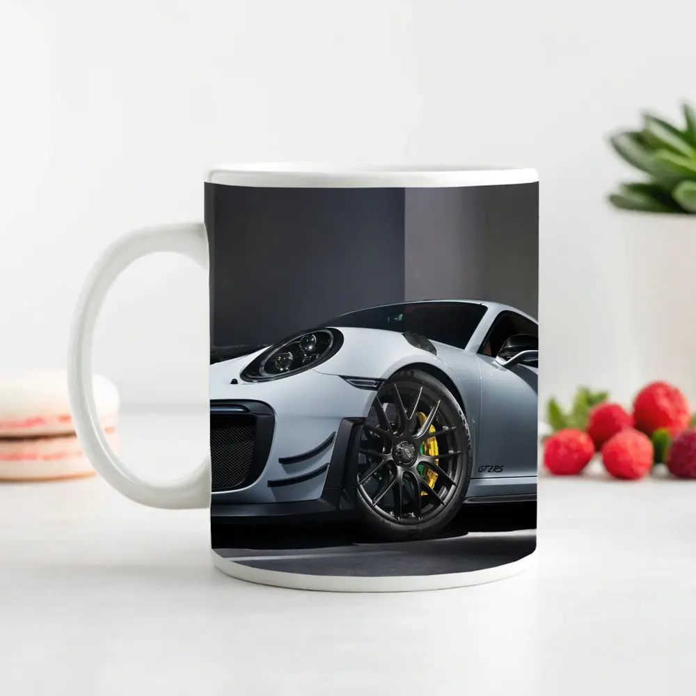 Porsche 911 GT2 RS Silver Garage – Mugs