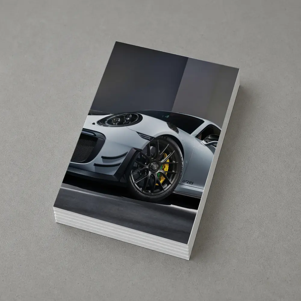 Porsche 911 GT2 RS Silver Garage – Postcards