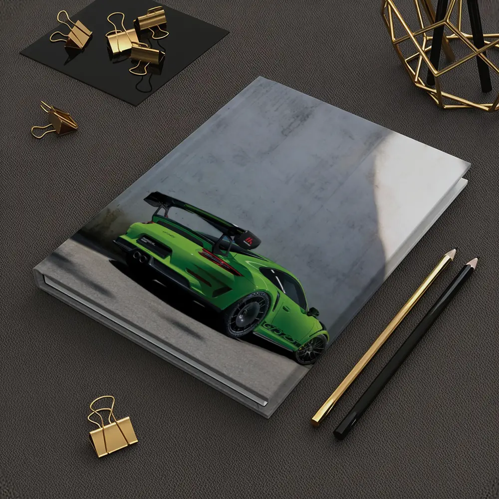 Porsche 911 GT3 RS Green Concrete Wall – Notebooks