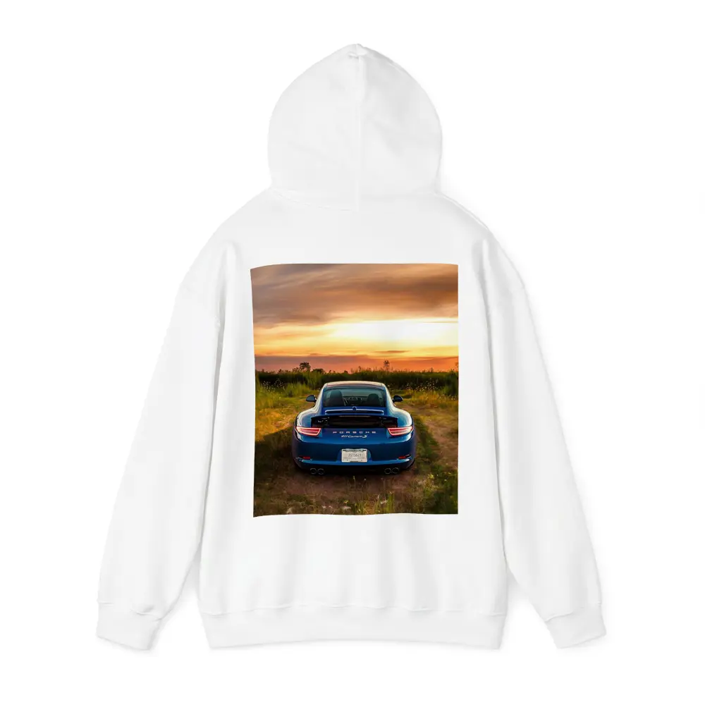 Porsche 911 Carrera S Blue Sunset Field – Hoodies