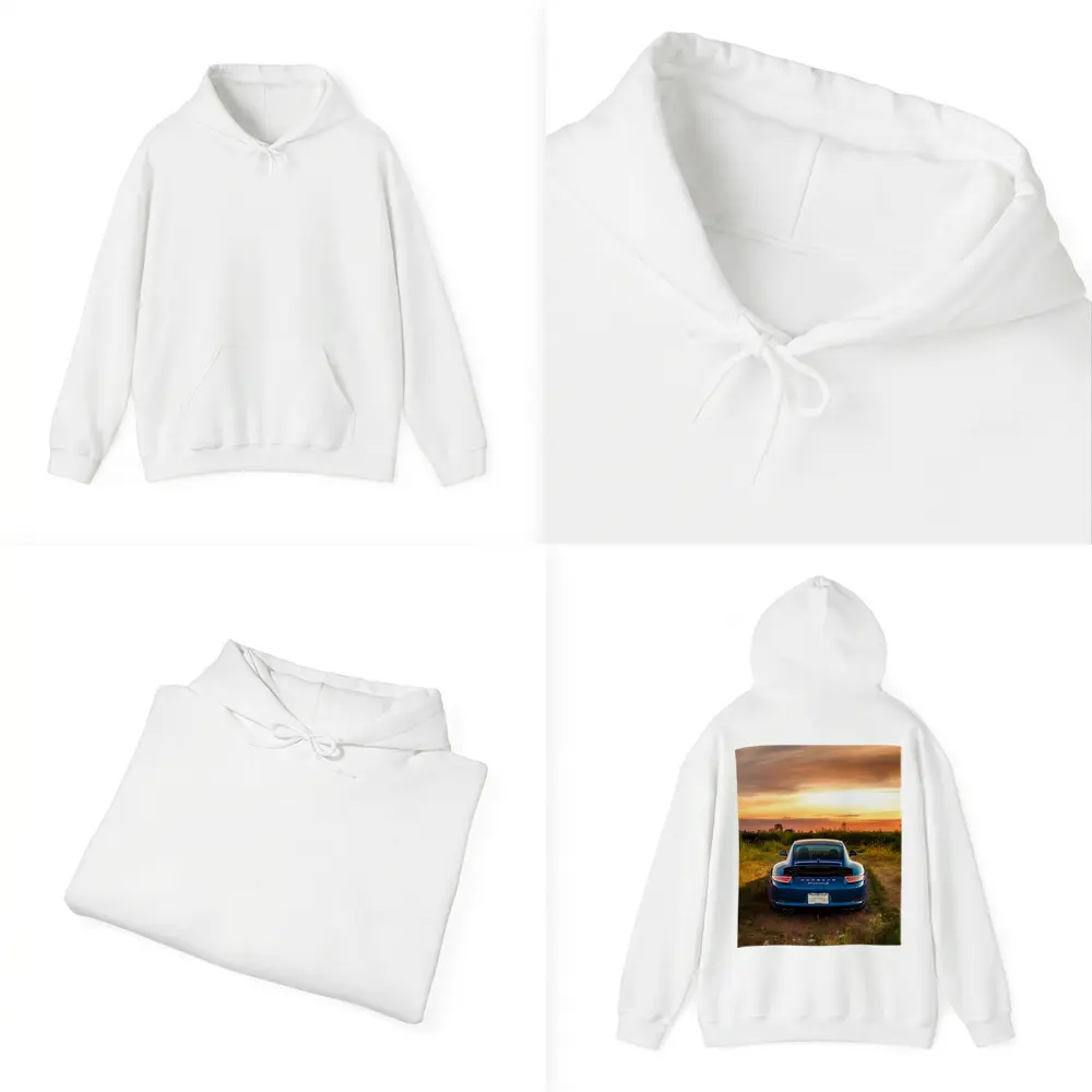 Porsche 911 Carrera S Blue Sunset Field – Hoodies