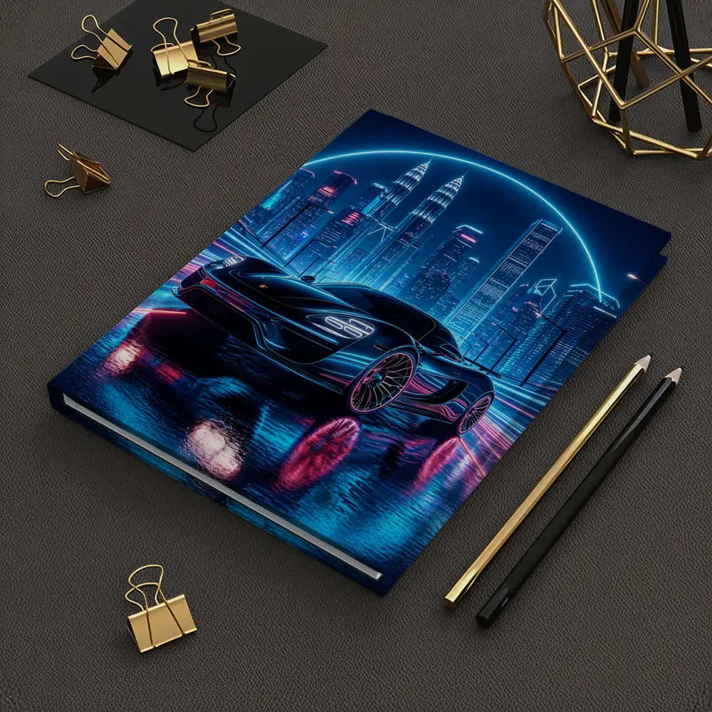 Porsche 918 Spyder Neon City Night – Notebooks