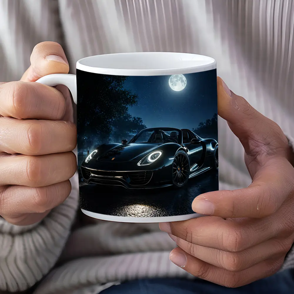 Porsche 918 Spyder Black Night Moon – Mugs