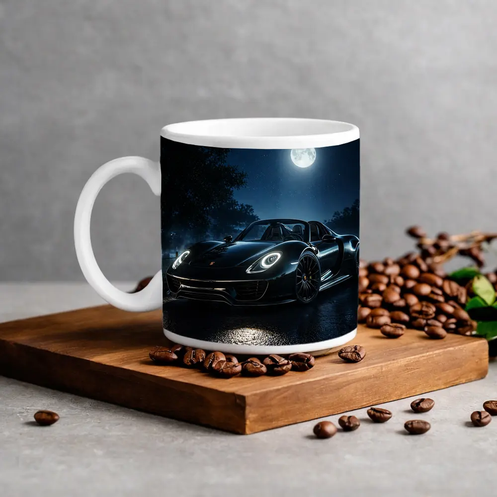 Porsche 918 Spyder Black Night Moon – Mugs