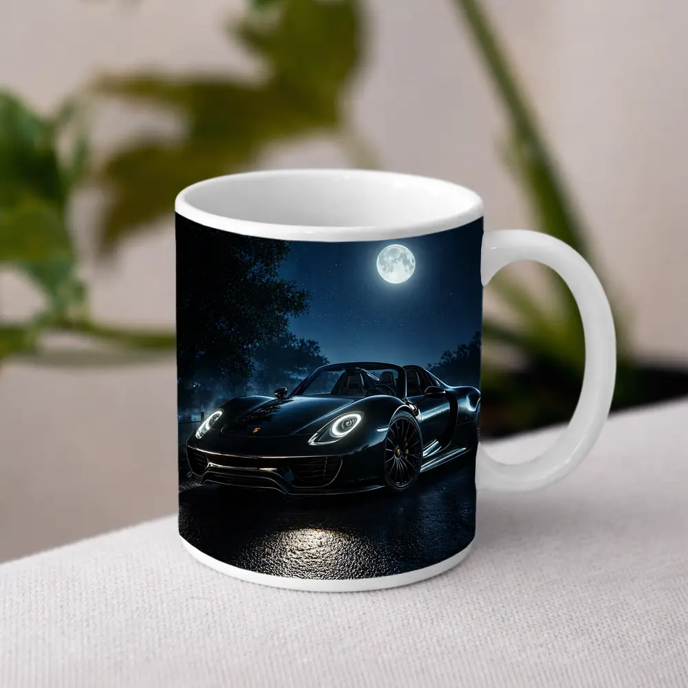Porsche 918 Spyder Black Night Moon – Mugs