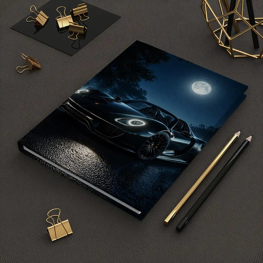 Porsche 918 Spyder Black Night Moon – Notebooks