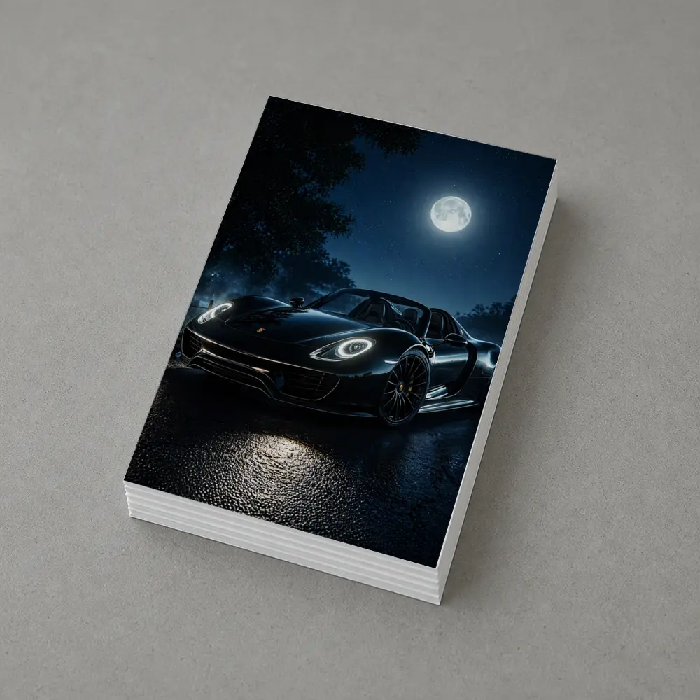 Porsche 918 Spyder Black Night Moon – Postcards