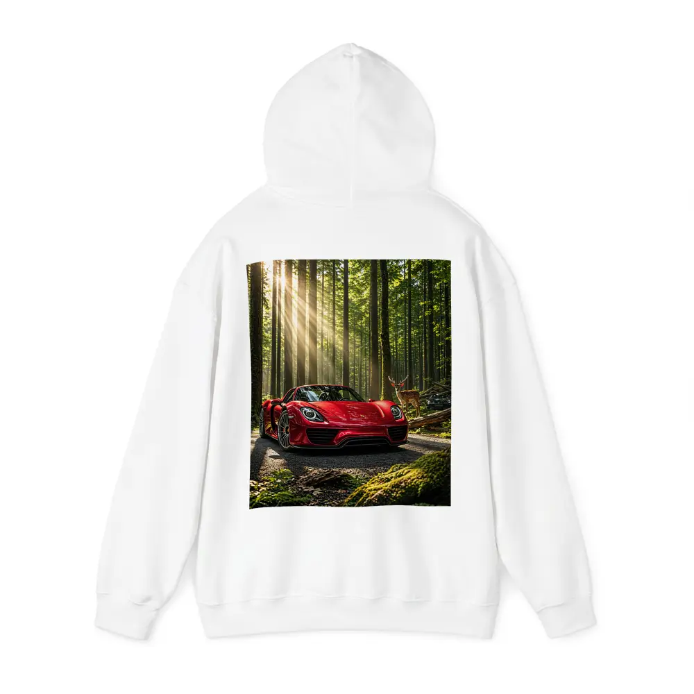 Red Porsche 918 Spyder Forest Deer – Hoodies