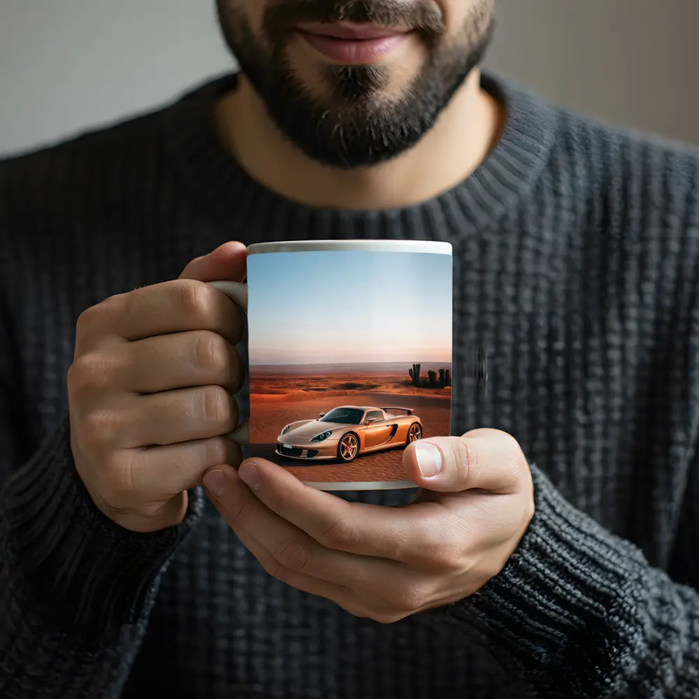 Porsche Carrera GT Desert Dunes Golden Hour – Mugs