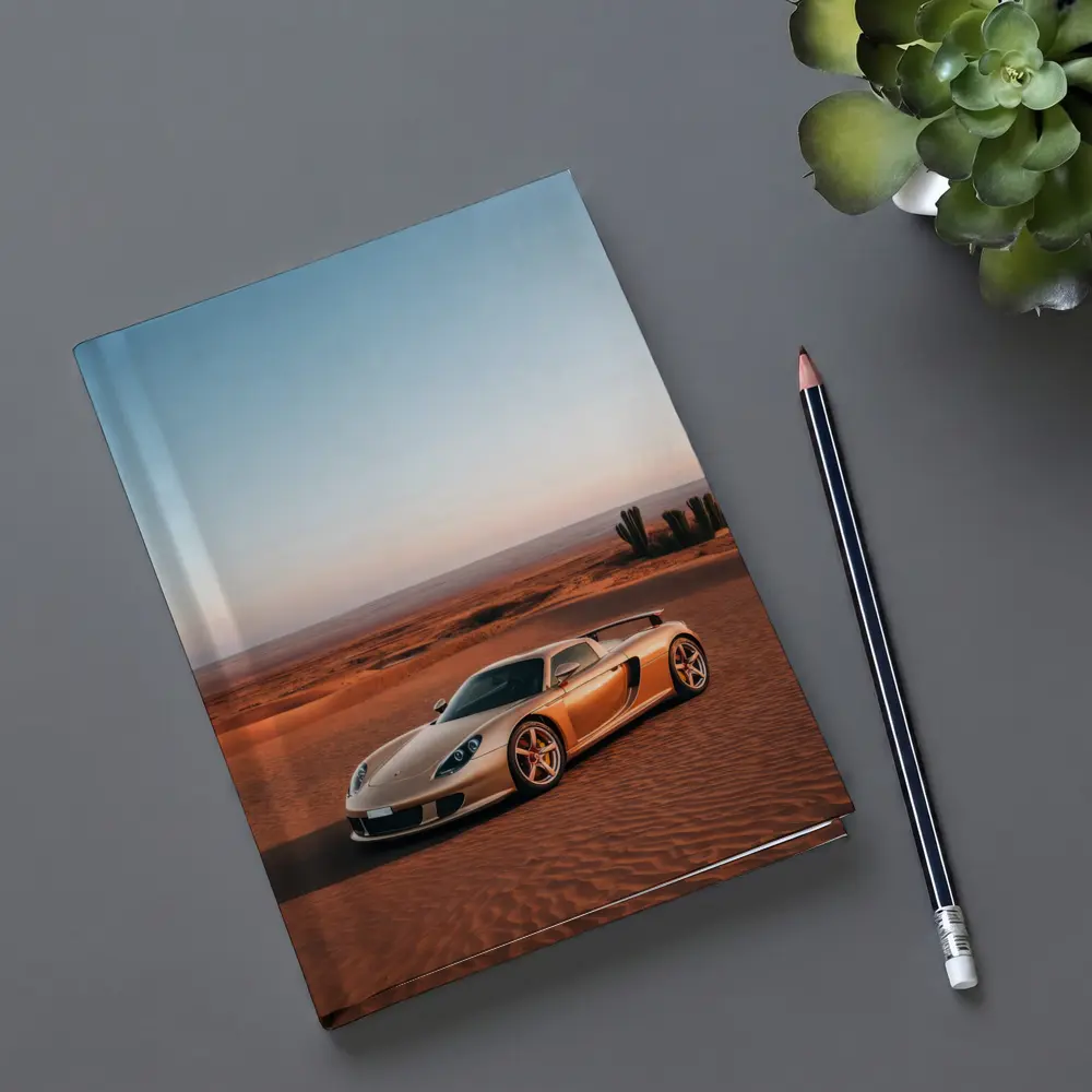 Porsche Carrera GT Desert Dunes Golden Hour – Notebooks