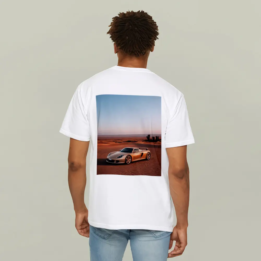 Porsche Carrera GT Desert Dunes Golden Hour – T-Shirts