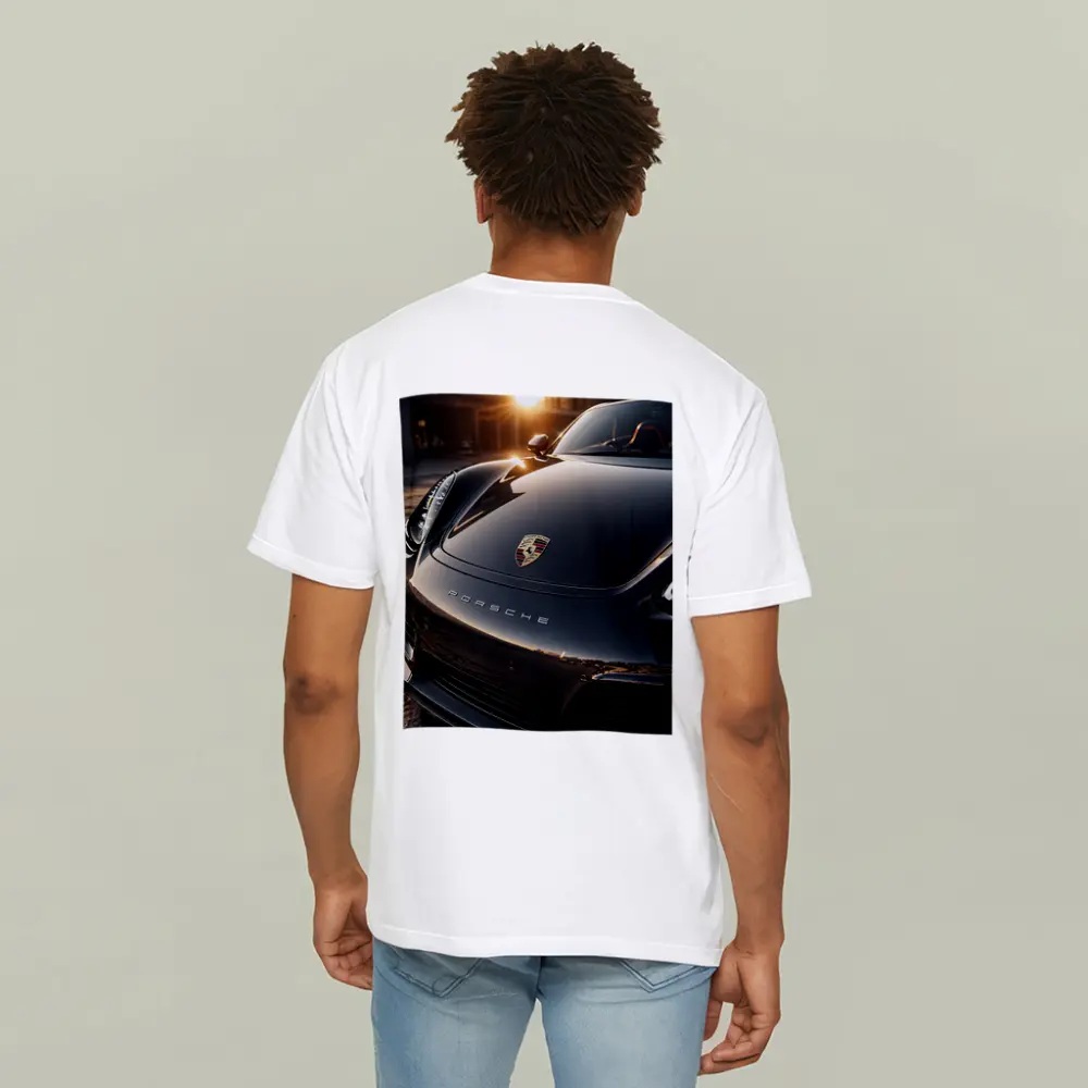 Porsche Boxster Black Hood Sunset Light – T-Shirts