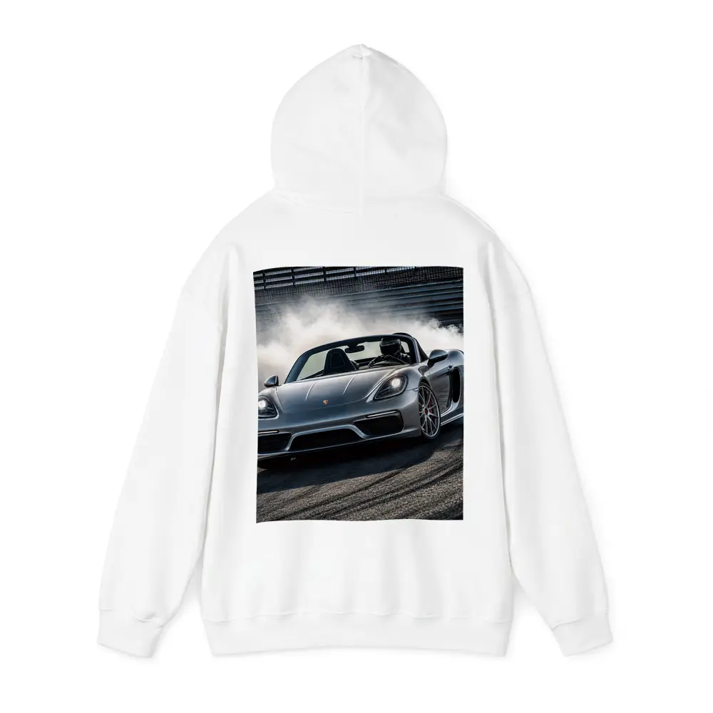 Porsche Boxster Drifting on Racing Track – Hoodies