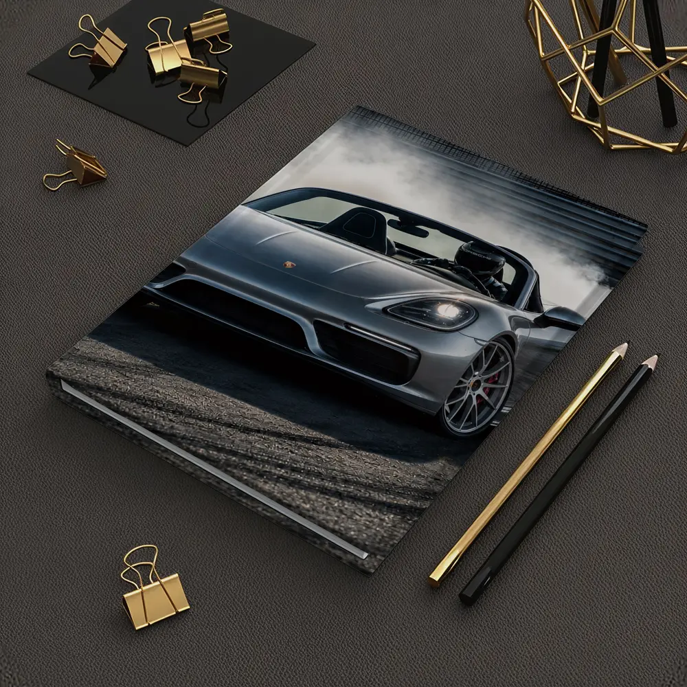 Porsche Boxster Drifting on Racing Track – Notebooks