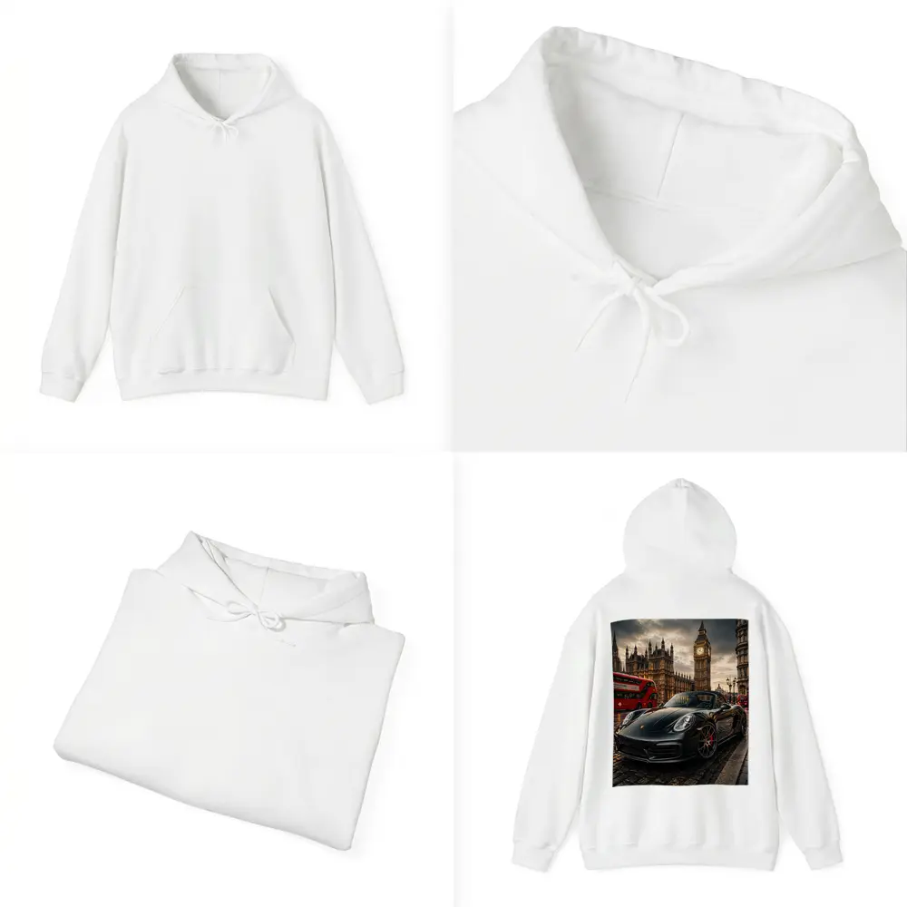 Porsche Boxster Black Big Ben London – Hoodies
