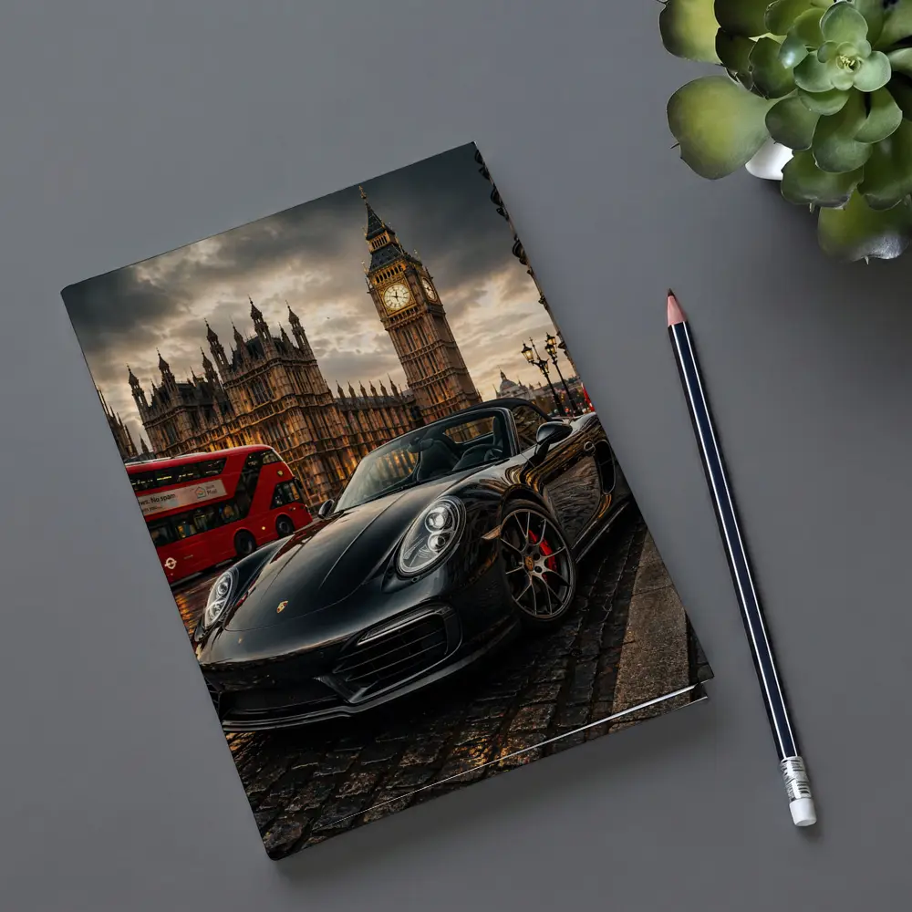 Porsche Boxster Black Big Ben London – Notebooks