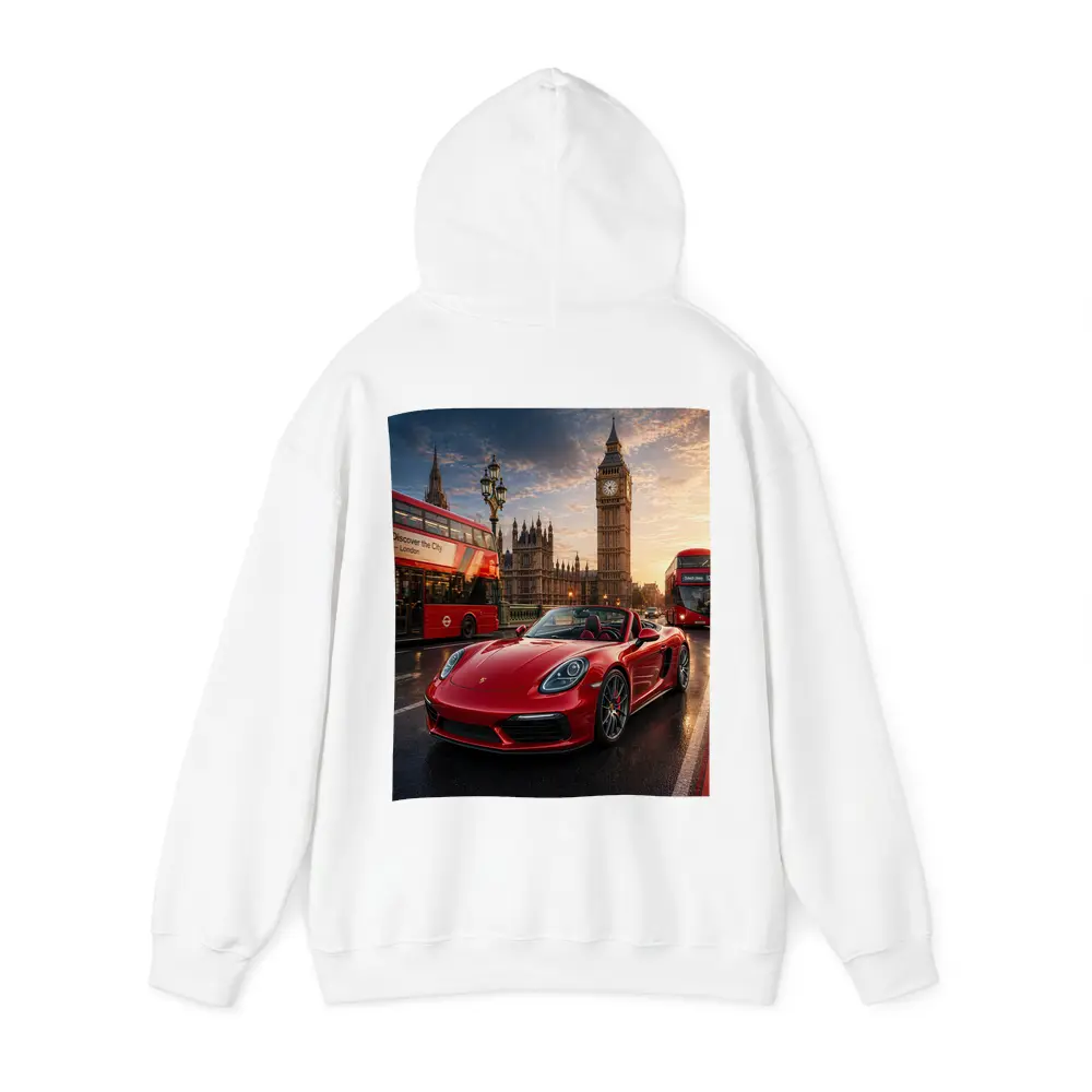 Porsche Boxster Red London Big Ben – Hoodies