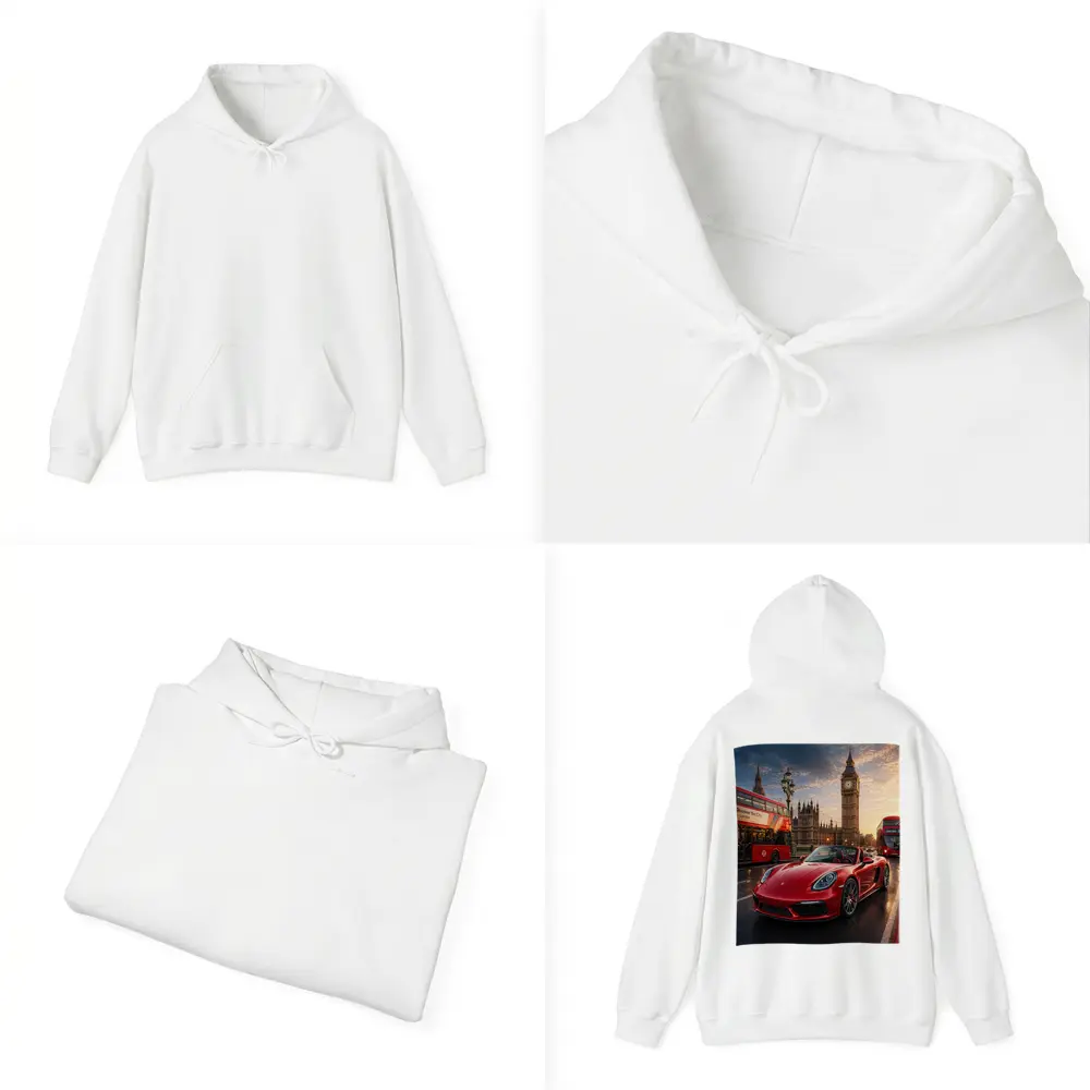 Porsche Boxster Red London Big Ben – Hoodies