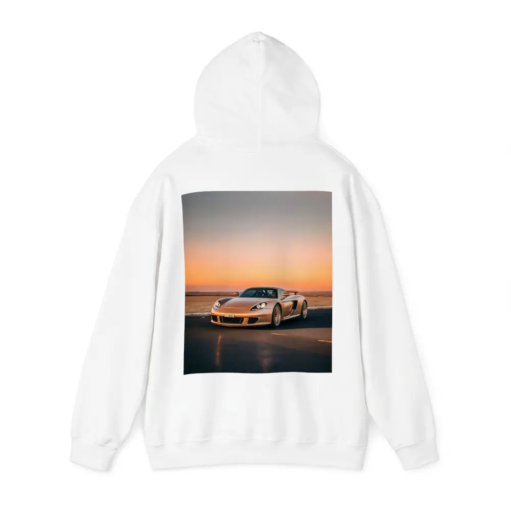 Porsche Carrera GT Golden Sunset Road – Hoodies