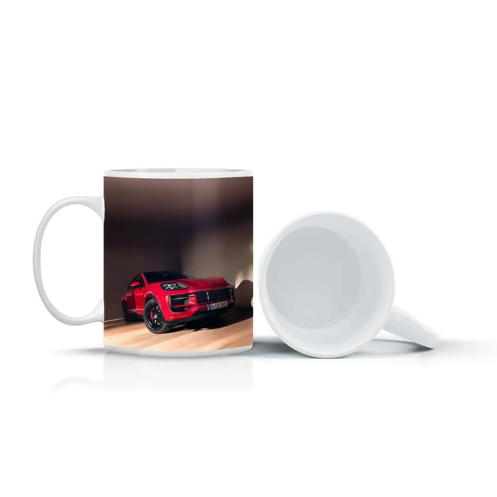 Porsche Macan GTS Red Indoor Garage – Mugs